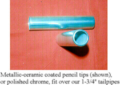 Metallic-ceramic coated pencil tips